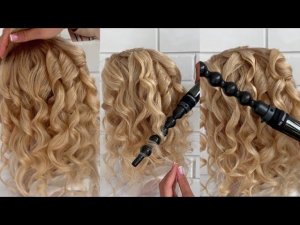 Как Сделать Локоны? Быстрая и Лёгкая Прическа с Плойкой 🌟