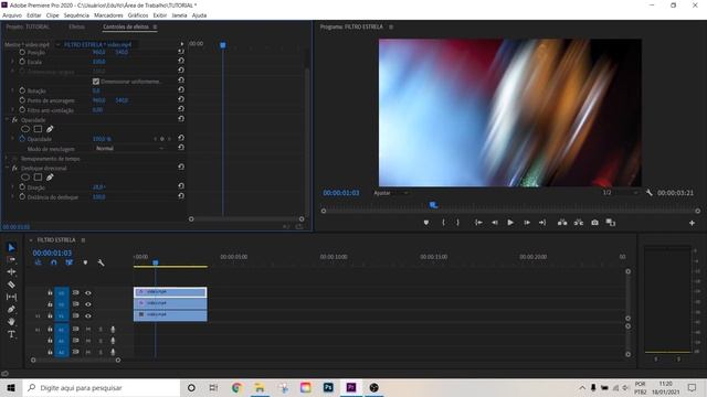 Filtro ESTRELA/Star Filter no Adobe Premiere смотреть онлайн