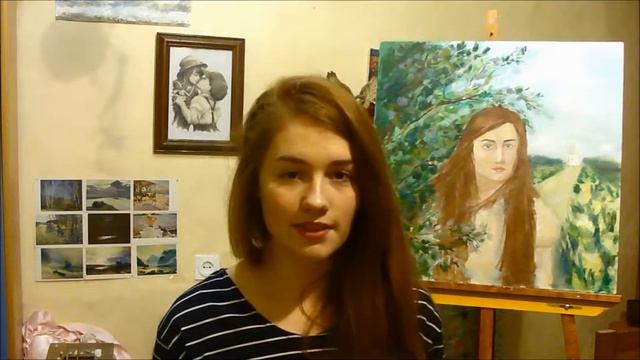 Процесс создания работы / Воздушная и юная / Моя композиция смотреть онлайн