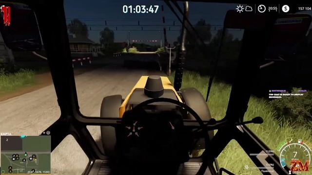 Farming Simulator 19   КАРТА БАЛДЕЙКИНО NEW V2.0.0.0   на руле thrustmasterT300RS GT Edition 18