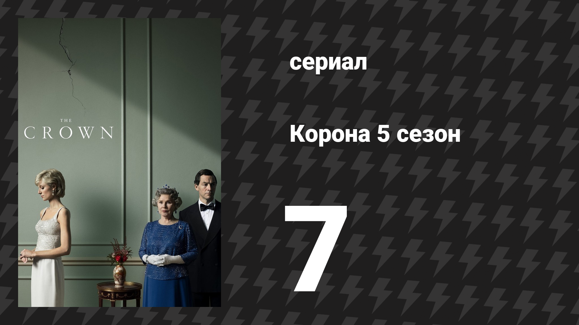 Корона 5 сезон 7 серия «Неопределённость» (сериал, 2022)