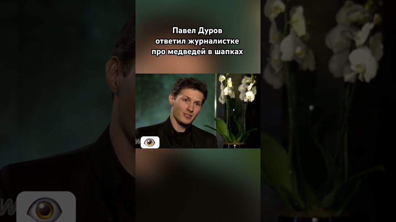 Павел Дуров троллит журналистку #павелдуров #дуров #озвучка #знаменитости