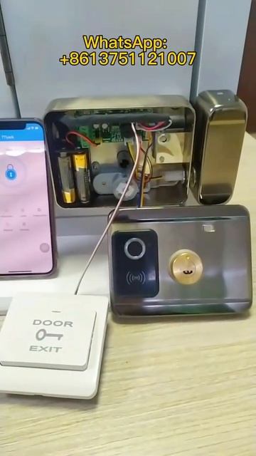 fingerprint dual sides gate lock ttlcok APP смотреть онлайн