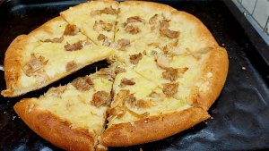 Вы Больше не КУПИТЕ Пиццу!ЛУЧШЕЕ ТЕСТО для пиццы с любой начинкой на тонком тесте!Очень вкусно!