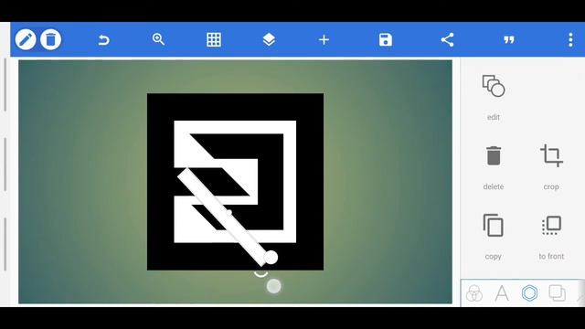 EC Logo design in PixelLab||PixelLab Tutorial||2V TWO-WAY #Y01V083