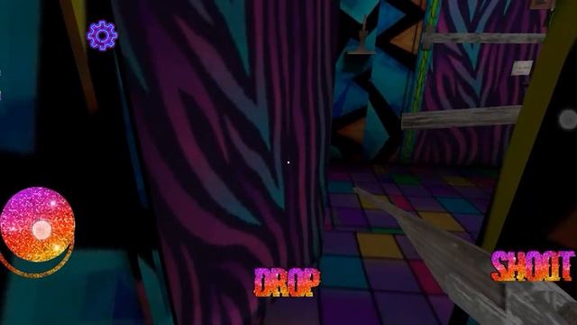 Granny v1.8 In Retrowave Neon Disco Atmosphere Practice Mode Sewer Escape Full Gameplay