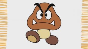 Как нарисовать Гумбу и братьев Марио