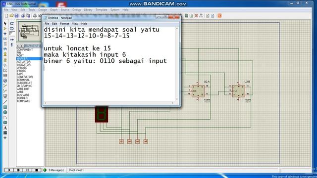 Simulasi Asinkron 4bit dengan Proteus смотреть онлайн