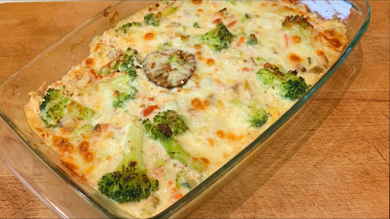 Запеканка из индейки и овощей