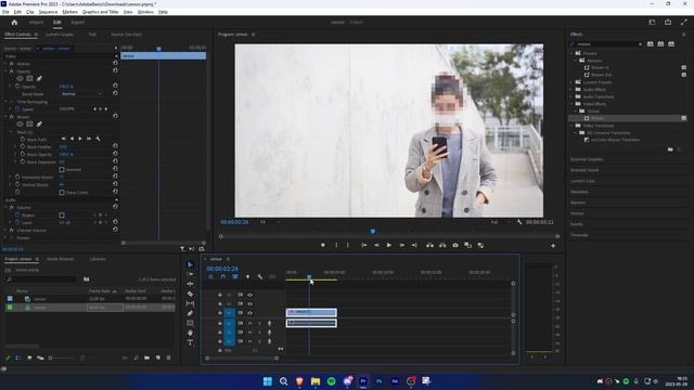 How To CENSOR Faces & MOVING Objects In Premiere Pro смотреть онлайн