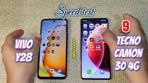 Vivo y28 vs. Tecno Camon 30 4g | Speed test 🔥