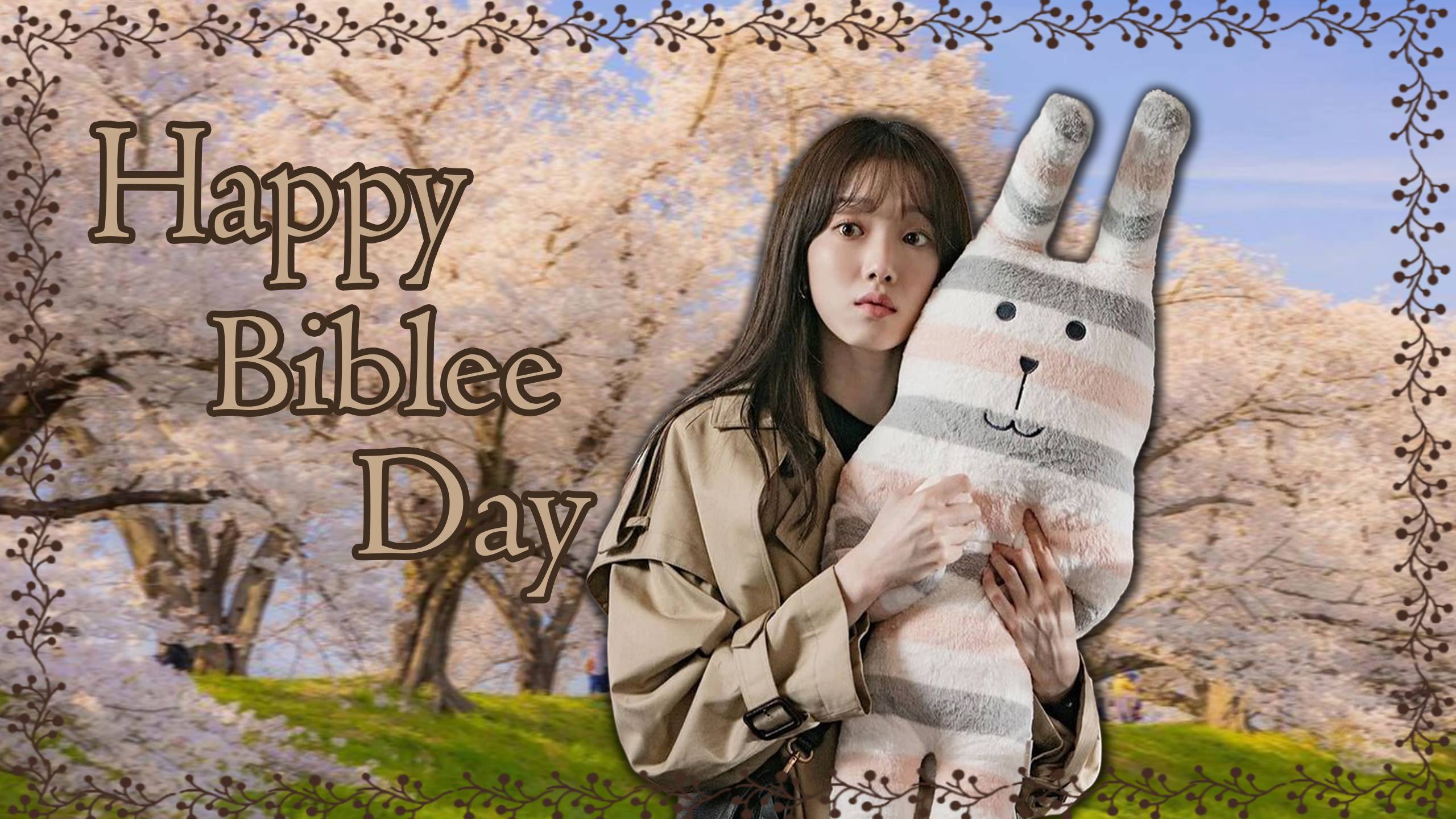 Happy Biblee Day🤍 ( Автор Heybiblee (이성경) ) смотреть онлайн