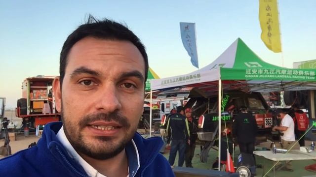 Limusina del Presidente de China en el Dakar