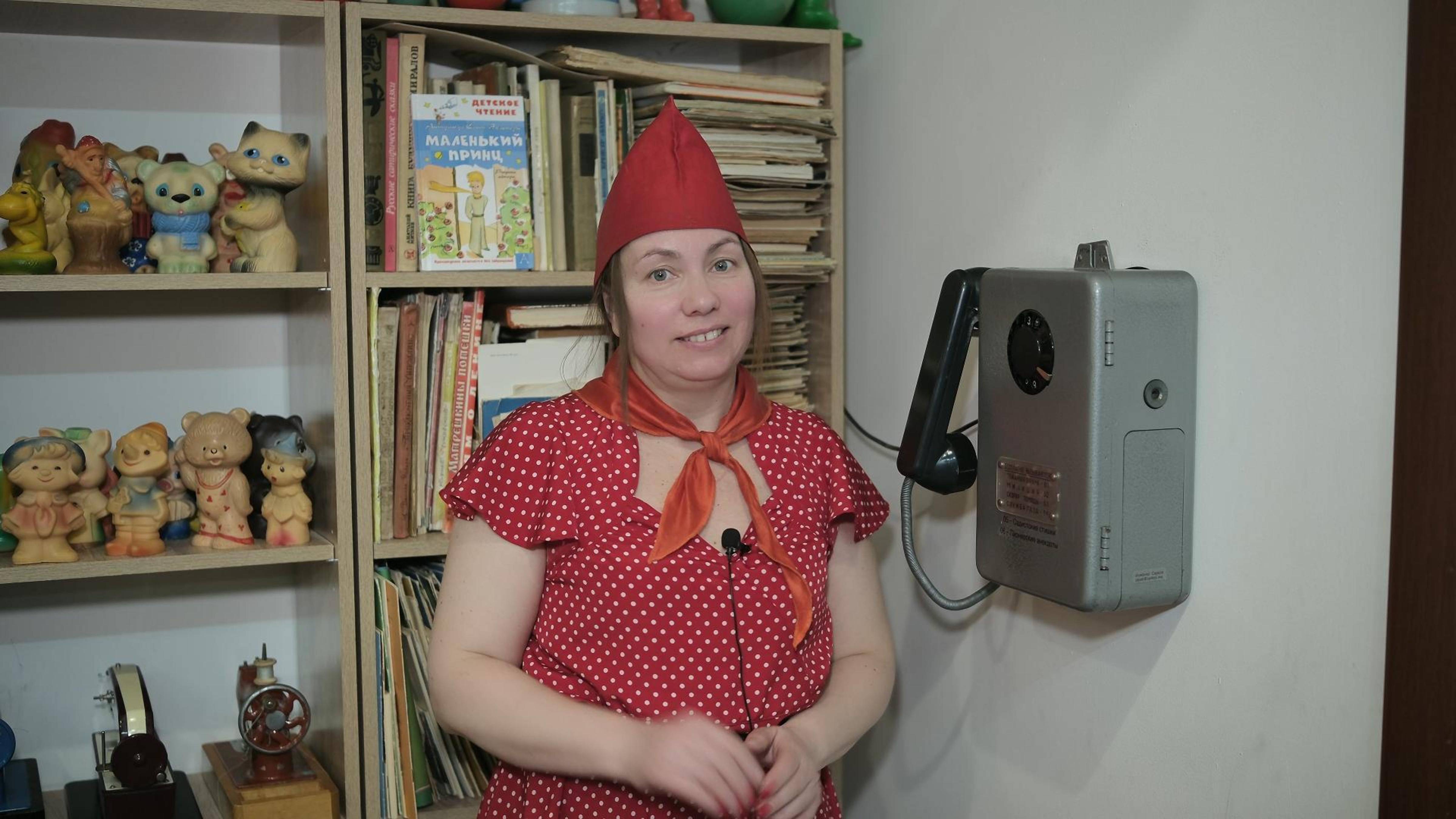 Телефон- экспонат музея СССР "Советского детства"