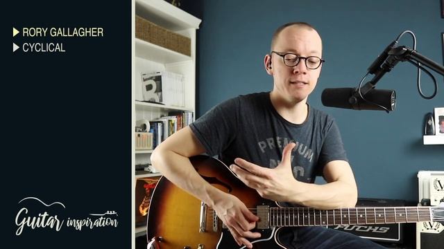 Blues Guitar Solo #2 in E _ incl. Backing Track & Guitar Tabs (Gibson ES 335)