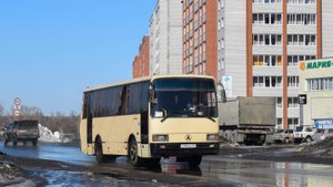 Автобус ЛАЗ А1414 "Лайнер-9". Покатушки по Новоалтайску.