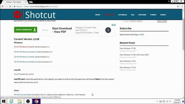 How to download shotcut video editor in just 1 minute!