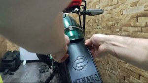 Установка брызговиков на электровелосипед MINAKO F10