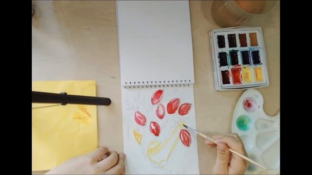 Рисую тюльпанчики на 8 МАРТА. 𓍢ִ໋🌷͙֒ смотреть онлайн