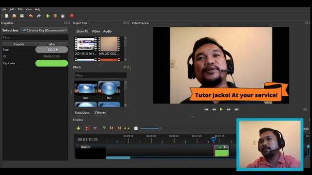 How To Apply Chroma Key (Greenscreen) Using OpenShot Video Editor | Part 2: Chroma Key (greenscreen смотреть онлайн