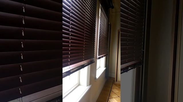 Горизонтальные автоматические бамбуковые жалюзи 50 мм смотреть онлайн