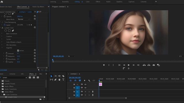 How To Add A VIGNETTE EFFECT In Premiere Pro