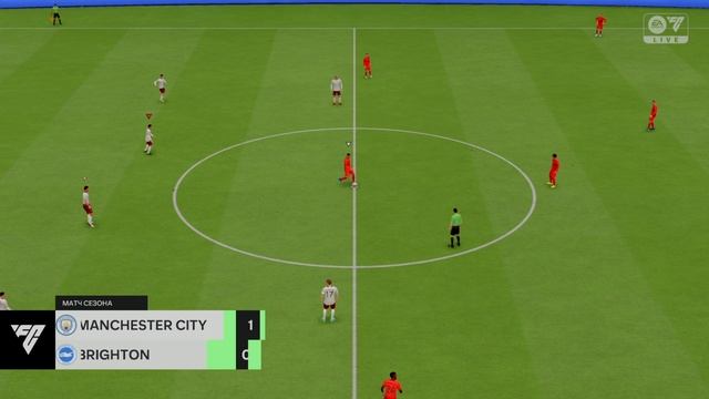 FIFA 24 (FC24) ОНЛАЙН. Манчестер Сити - Брайтон. Два красивых гола и слив соперника!