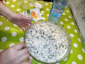ОКРОШКА НА МИНЕРАЛЬНОЙ ВОДЕ.