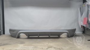 Диффузор заднего бампера форд фокус 3 дорестайлинг