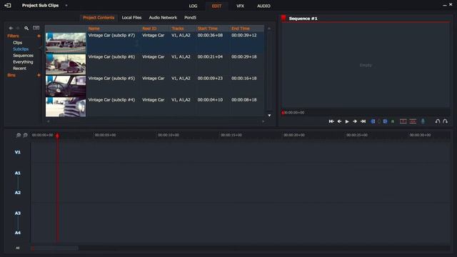 Lightworks 14 - Multiple ins and outs