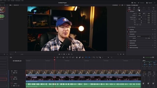 EASIEST Circle CROP or MASK! Perfect for Webcams and Gaming - Davinci Resolve 17 смотреть онлайн