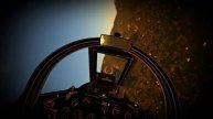 Short F-86F-2 flight at dusk with a runway overshoot | War Thunder cinematic