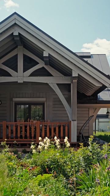 Каркасный деревянный дом «Нордвиг» #срубы #домизбруса смотреть онлайн