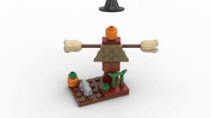 Как построить пугало из LEGO для огорода. #lego #tutorial #bricklady
