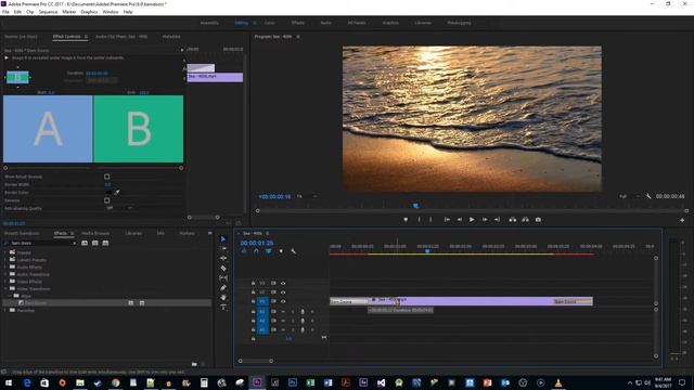 Premiere Pro CC : How to do a Crop Transition Effect смотреть онлайн