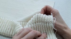 Шапка с отворотом пышной резинкой