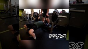 Жим лёжа. Янушкевич Дмитрий. 122,5 кг.