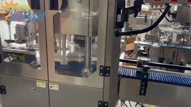 Автоматическая машина для запечатывания ПЭТ-банок с кофейными зернами
