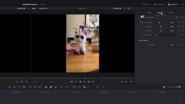 Remove Open FX Effects Filters in DaVinci Resolve смотреть онлайн