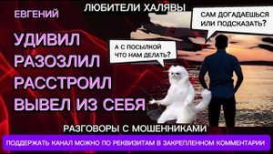ЕВГЕНИЙ. УДИВИЛ, РАЗОЗЛИЛ, РАССТРОИЛ | ТЕЛЕФОННЫЕ МОШЕННИКИ