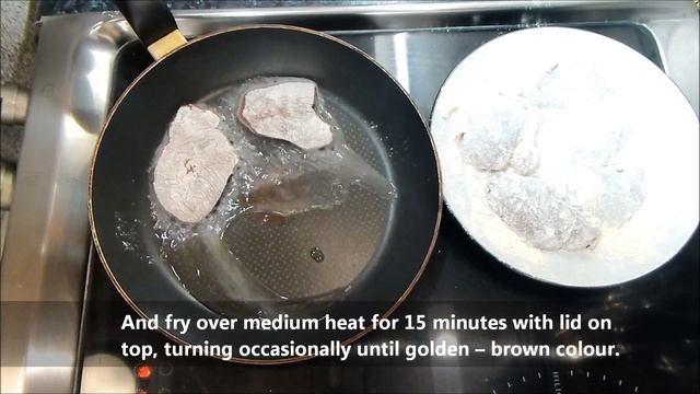 Russian Style cooking: Crispy fried chicken livers recipe 2 simple steps: coat and fry