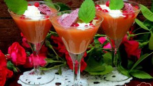 Кисель с ревенем