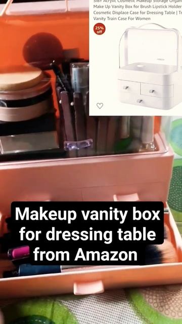makeup vanity Case for dressing table from amazon #shortsvideo #subscribe #shorts смотреть онлайн
