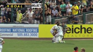 Amando Moreno with a Goal vs. Sacramento Republic FC