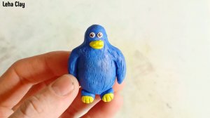 Пингвин из пластилина / Как слепить пингвина из пластилина / лепим пингвина из пластилина