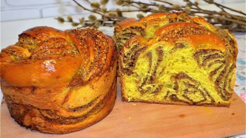 Тесто КАК ПУХ! ПАСХАЛЬНЫЙ КУЛИЧ КРАНЧ Кулич с обалденной начинкой! 100% результат!ПАСХА 2025