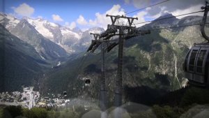 Домбай. Канатная дорога