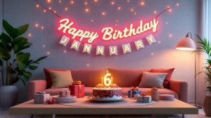 Песня поздравление с Днём рождения 6 января