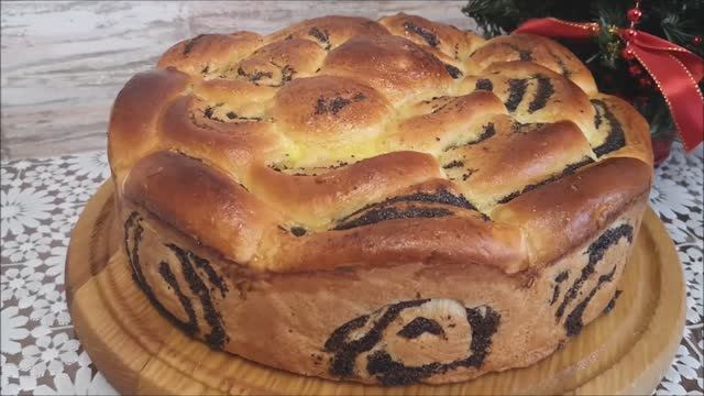 Пирог с маком РОЗА рецепт. Пышная домашняя выпечка БЕЗ СЛИВОЧНОГО МАСЛА