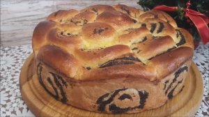 Пирог с маком РОЗА рецепт. Пышная домашняя выпечка БЕЗ СЛИВОЧНОГО МАСЛА